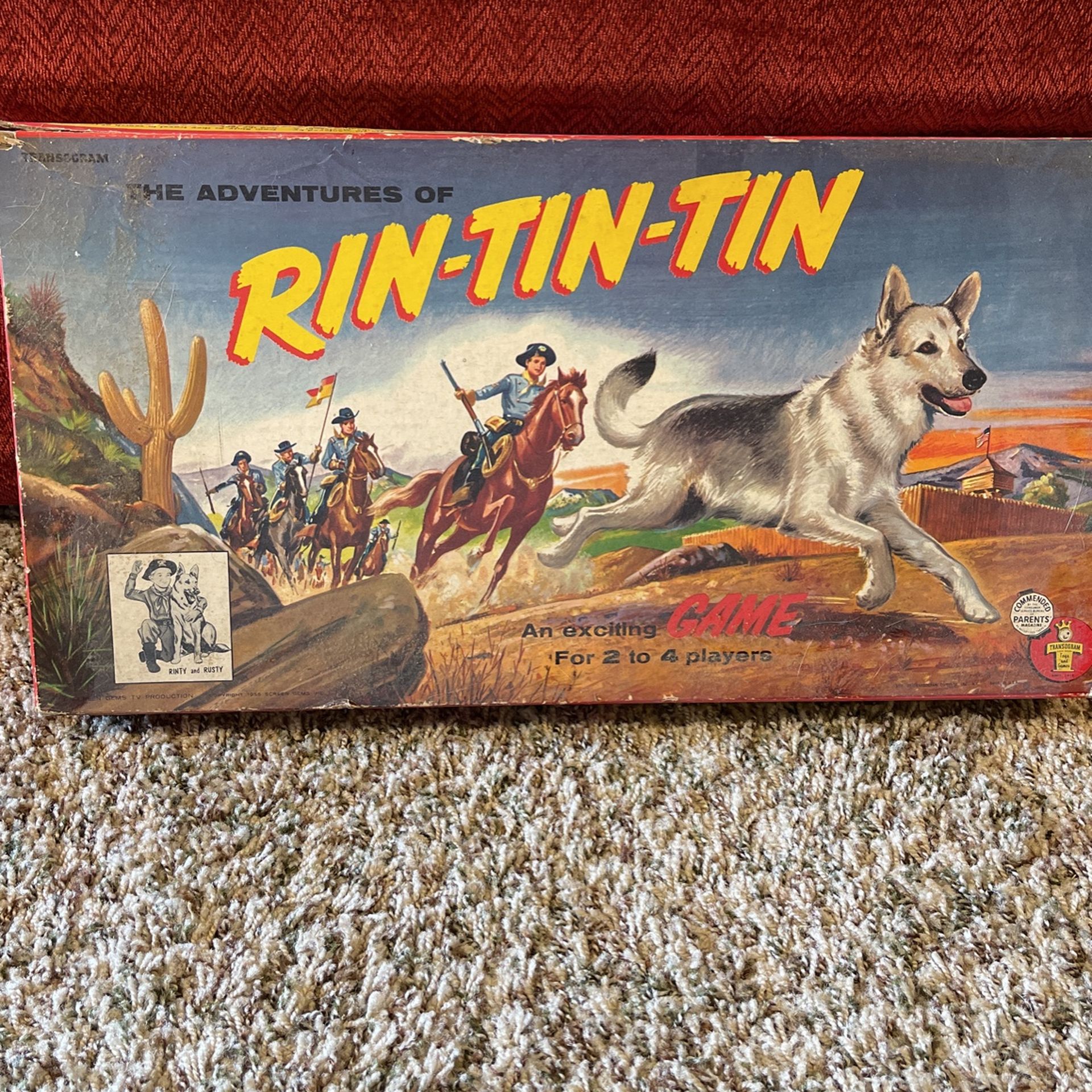 RinTinTin Board Game Price Lowered to $17.00