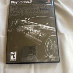 Need For Speed Most Wanted Black Edition Ps2