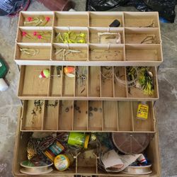 set of different fishing gear