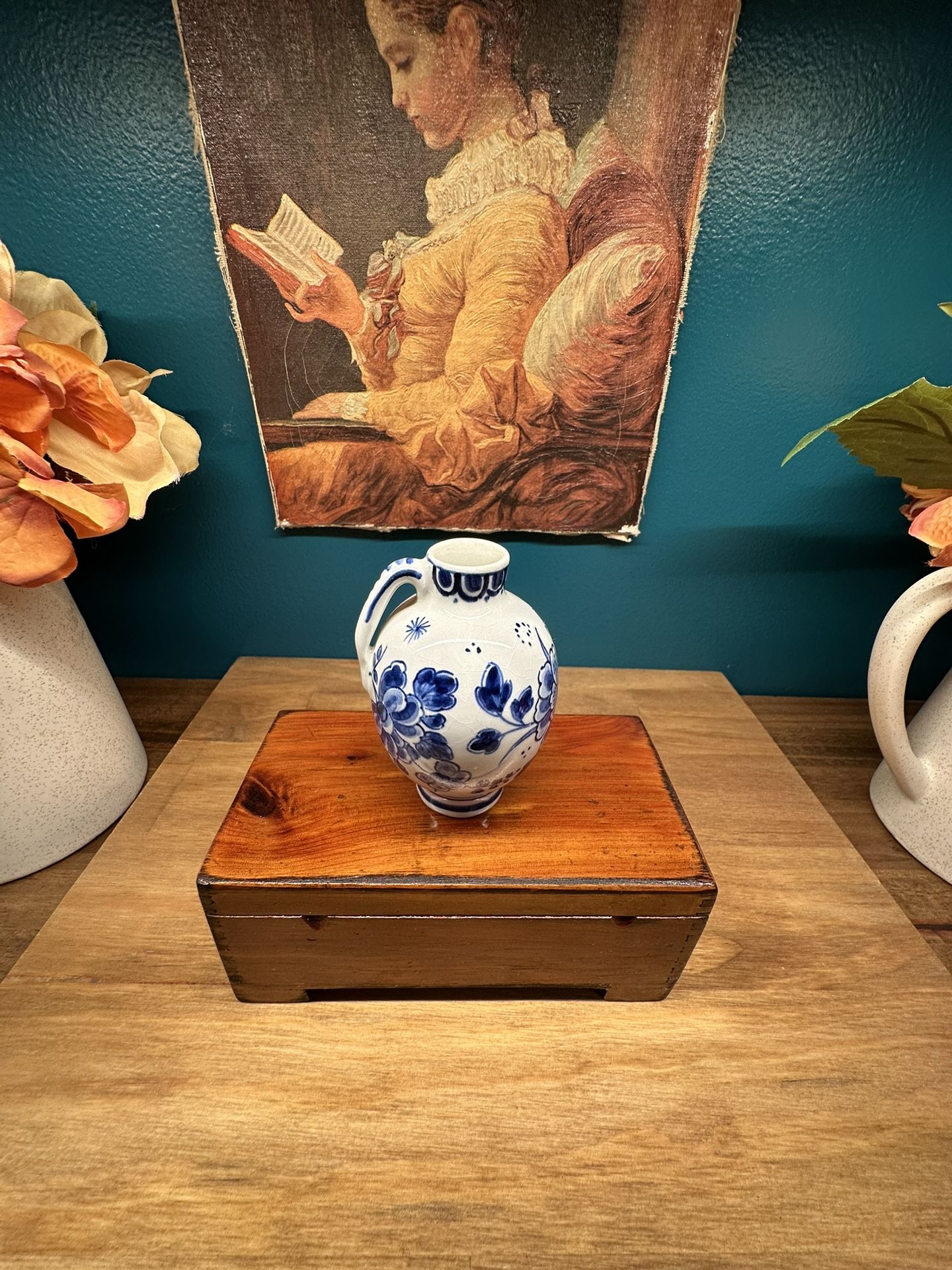 Antique Royal Delft miniature jug