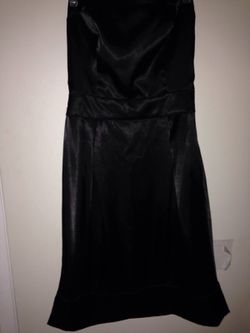 Short strapless Black dress