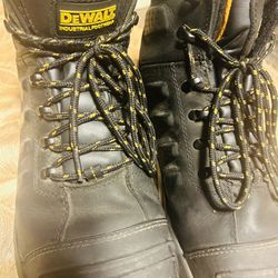 DeWalt Steel Toe Shooed  Oil And Slip Resistance 11 X,   Leather!