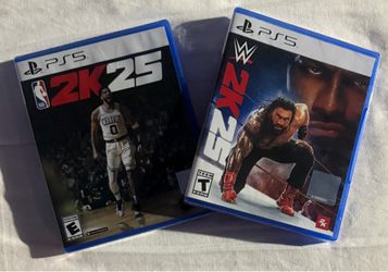 WWE 2K25 / NBA 2K25 PS5 Game Bundle