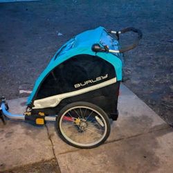 Burley D Lite X  2 Seater Stroller And Bike Trailer 