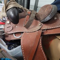 Vintage Horse Saddle