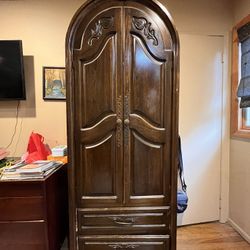 Antique Solid Wood Armoir