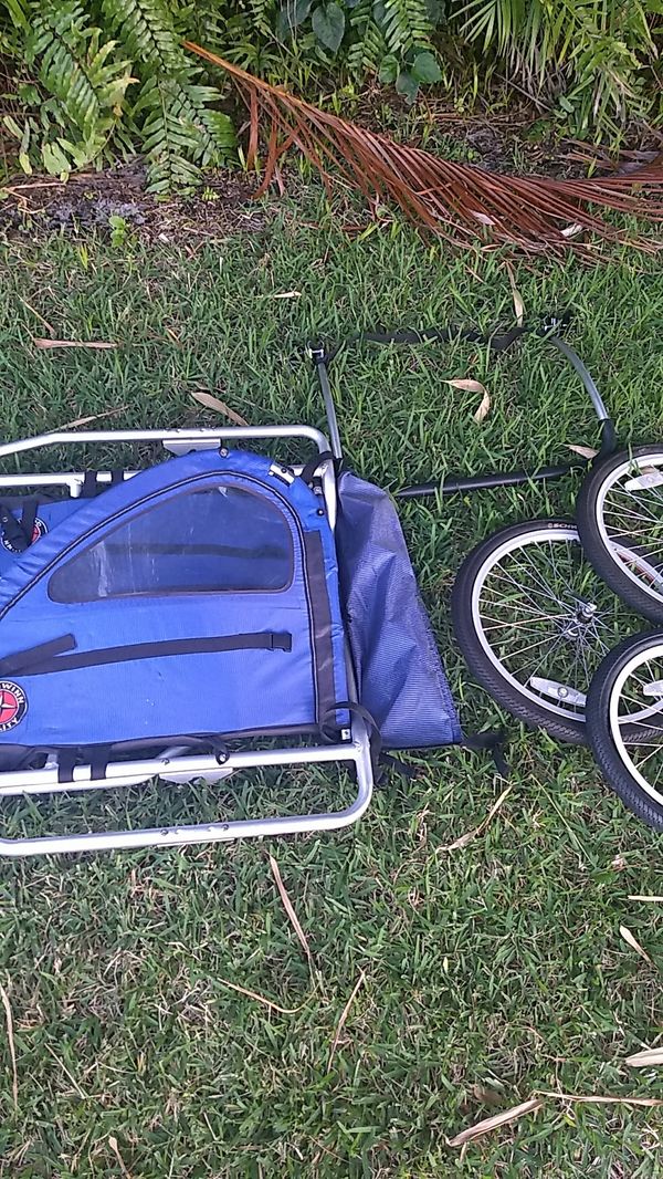 Schwinn baby jogging trailer w/ bike attachment for Sale in Boynton Beach, FL OfferUp