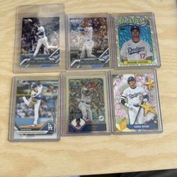 Shohei Ohtani 6 Card Lot 