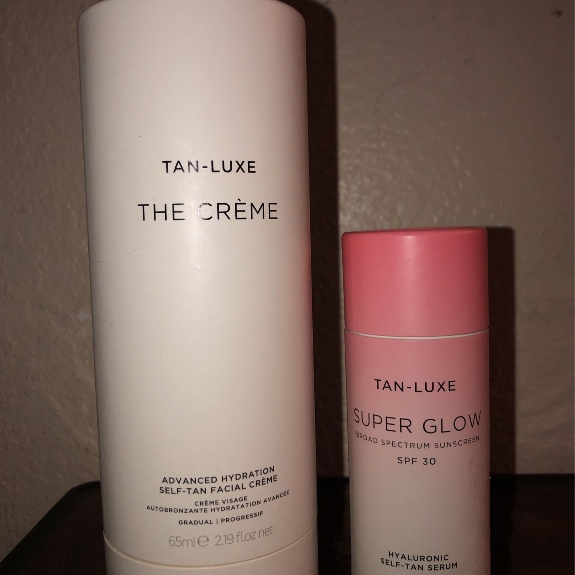 Brand NEW! ☀️    Tan-Luxe Self Tanning Products - The Crème & Super Glow((((PENDING PICK UP 5-6pm)))