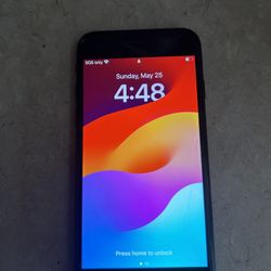 Iphone Se 256 GB  Unlocked For Any Carrier  $60 A Little Crack On The Top As You Can See In The Picture 
