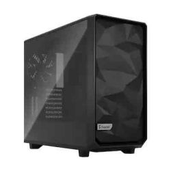 Fractal Design Meshify C Black ATX High-Airflow Compact Dark Tint Tempered Glass Window Mid Tower Computer Case