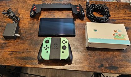 Nintendo switch oled Animal Crossing edition