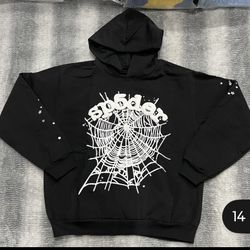 Sp5der OG Web Hoodie Black 