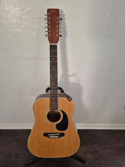 70s Kingston Model V-2-12 12 String Acoustic Guitar Made in Korea (Trades Okay)
