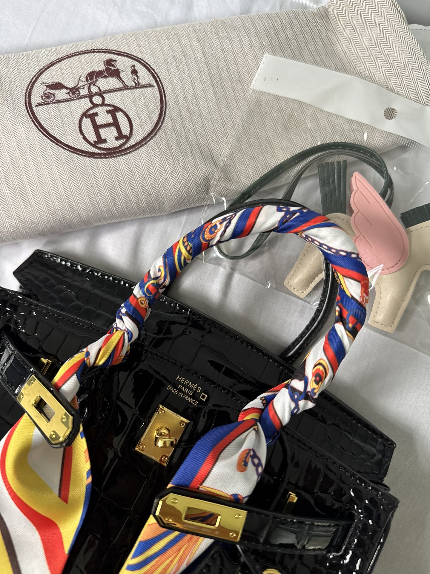 Hermes Birkin 25” Crocodile Bag