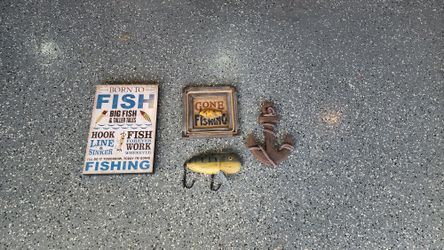 Lake/Fishing Home Decor. Wall Art.