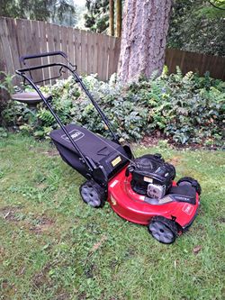 Toro front wheel drive self-propelled lawn mower