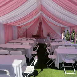 canopy draping 