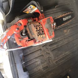 Vintage Homelite Chain Saw