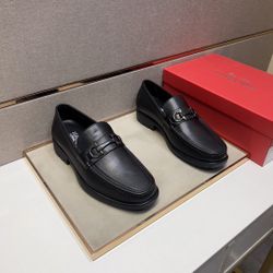 Ferragamo Men’s Leather Shoes With Box 2026 New 