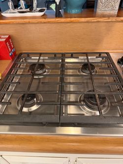 Stainless Steel 4-Burner Gas Cooktop