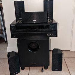 Onkyo Receiver With 5 Speakers 