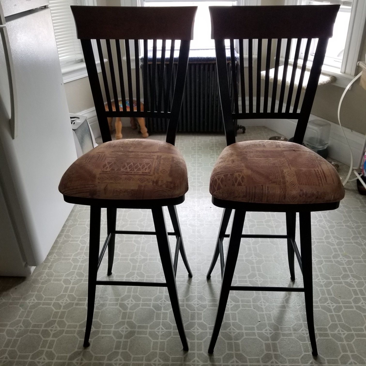 Beautiful pair of stools chairs