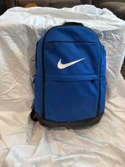 Nike Brasilia Extra Large Backpack (Blue & Black) - School / Gym Bag