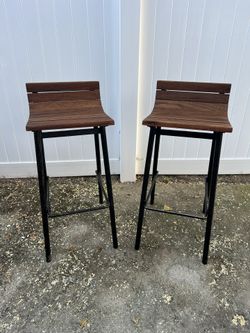 2 Vintage 1950s Vista of California Bar Stools Chairs Mid Century Modern Design California Modernism