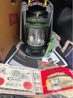Coleman 5155B Portable Propane Camp Lantern with Original Hard Cas