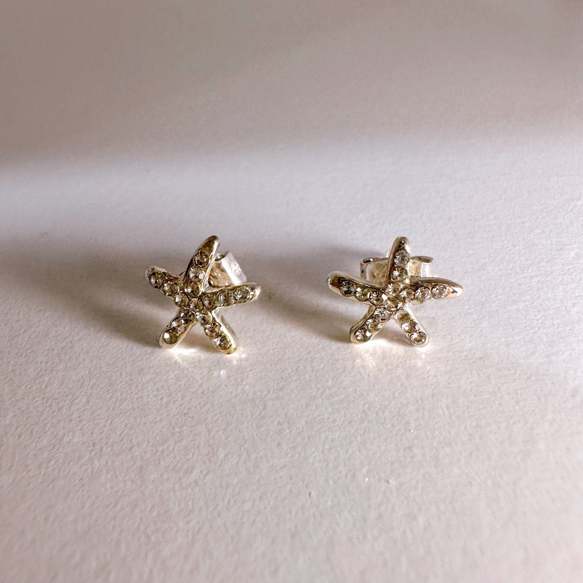 Star Pave Stud Earrings