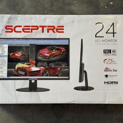 24” LED Monitor 1080p Sceptre Ultra Thin