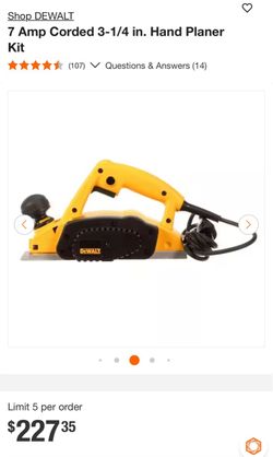 DeWALT Planer