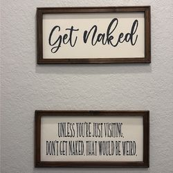 Bathroom sign