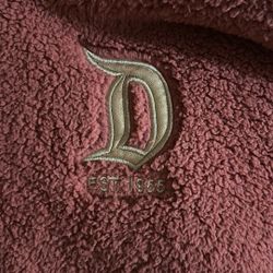 LARGE- disney fuzzy jersey hoodie worn once 