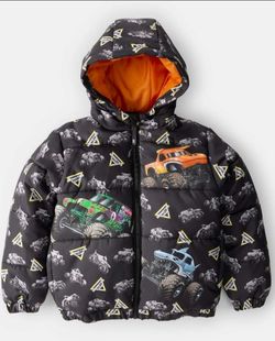 Carter's boys monster trucks jacket size 5