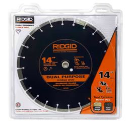 14 in. Dual-Purpose Walk-Behind Saw Diamond Blade Ridgid