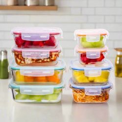 New Glass Container Set 