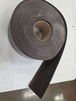 Brown vinyl baseboard