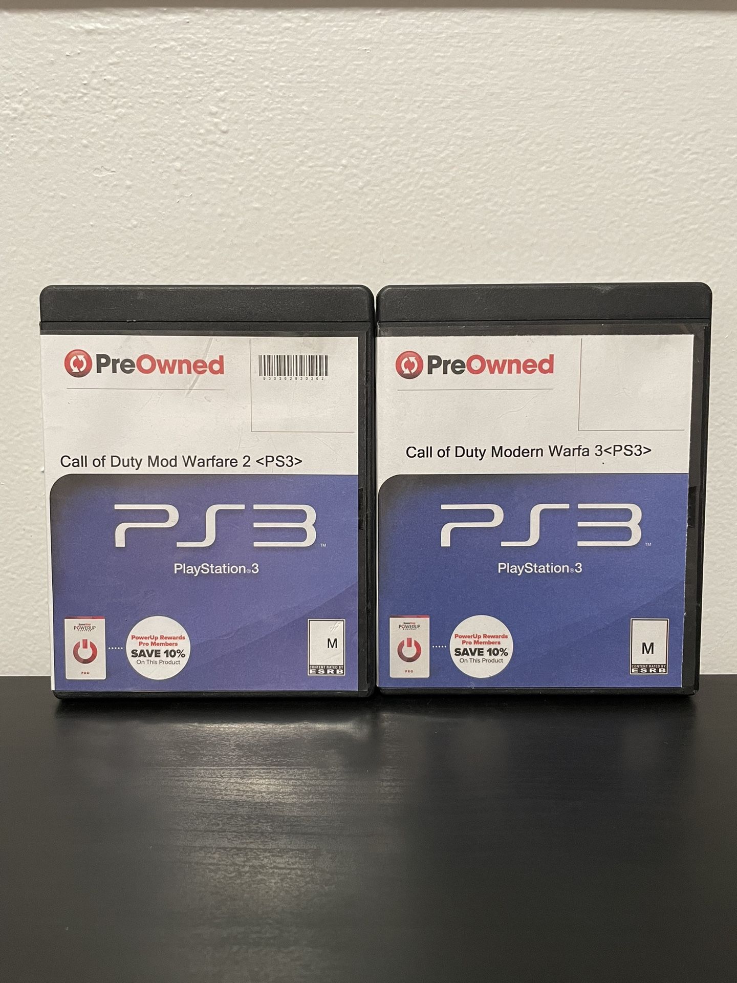 Call Of Duty Modern Warfare 2 & 3 PS3 Bundle PlayStation 3 Video Games MW3