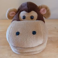 Head Pictures Plush Case With Handle 