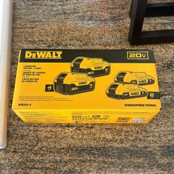 DEWALT 4 PACK BATTERY 