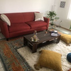 Red Couch (Crate & Barrel)