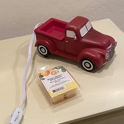 Red Farmhouse Truck Wax Warmer