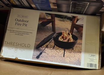 Threshold 18¾" Round Outdoor Fire Pit