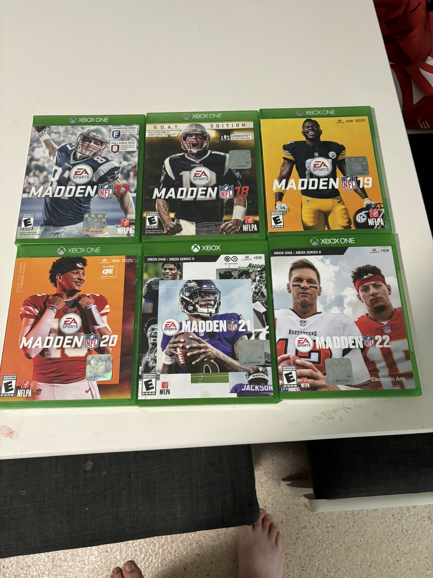 Madden 17-22