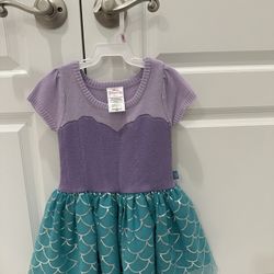 Ariel And Tiana Inspired Dress Bundle 3T 