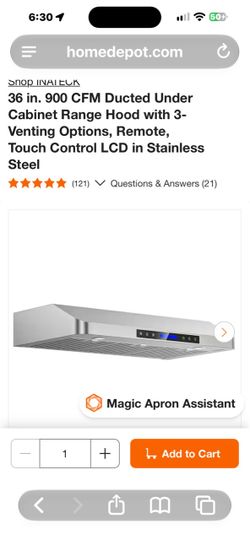 Inateck range hood