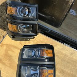14-15 New Chevy Silverado Headlights 