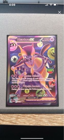 Mewtwo ex Full Art Pokémon Card 157/128